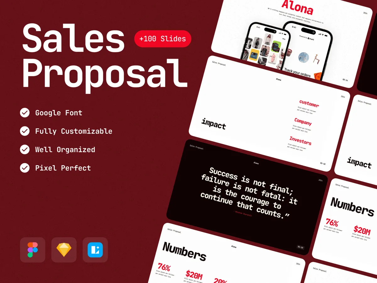 Alona Sales Proposal - Presentation Template