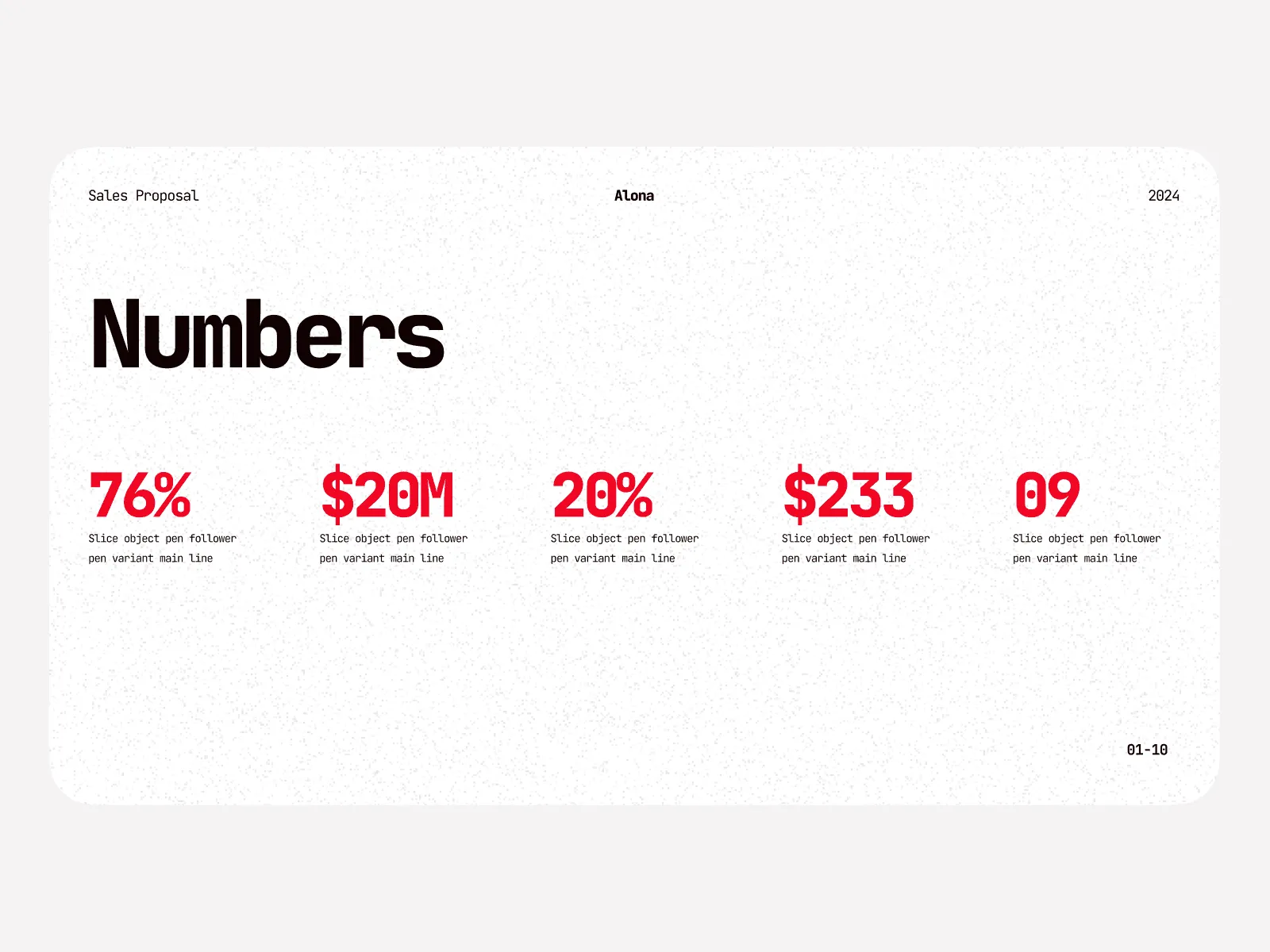 Alona Sales Proposal - Presentation Template preview 6