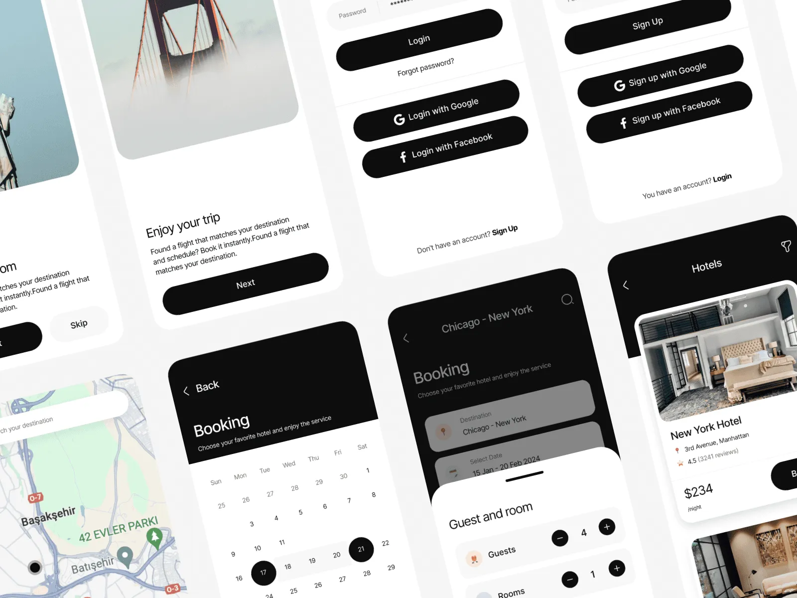 Booky Travel - App UI Kit preview 5