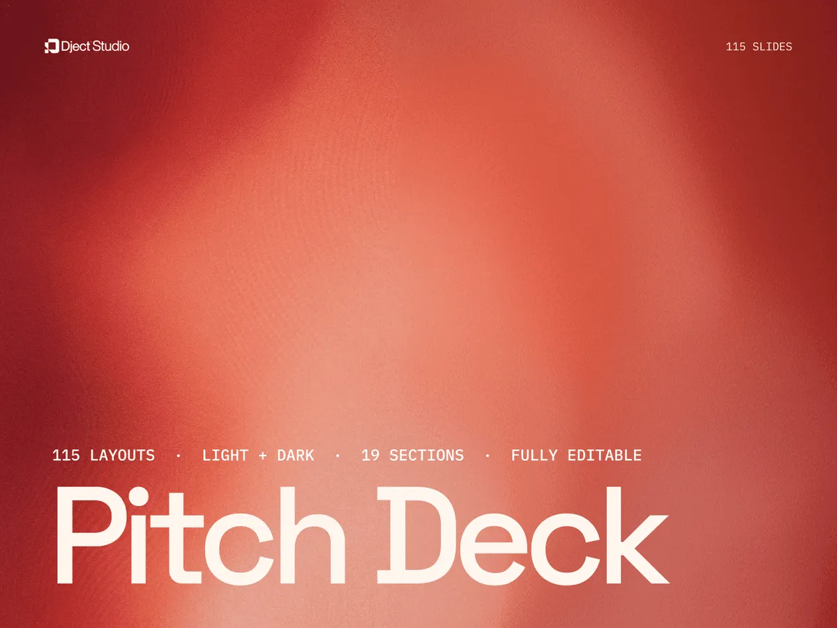 Ember - Startup Pitch Deck Template