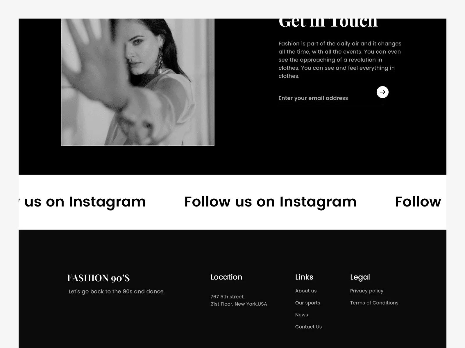 Fashion - Website Free UI Kit preview 6