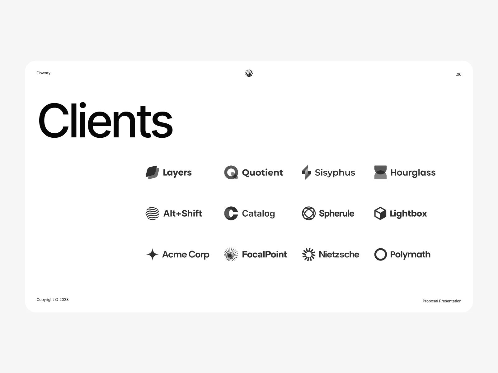 Flownty - Proposal Presentation preview 2
