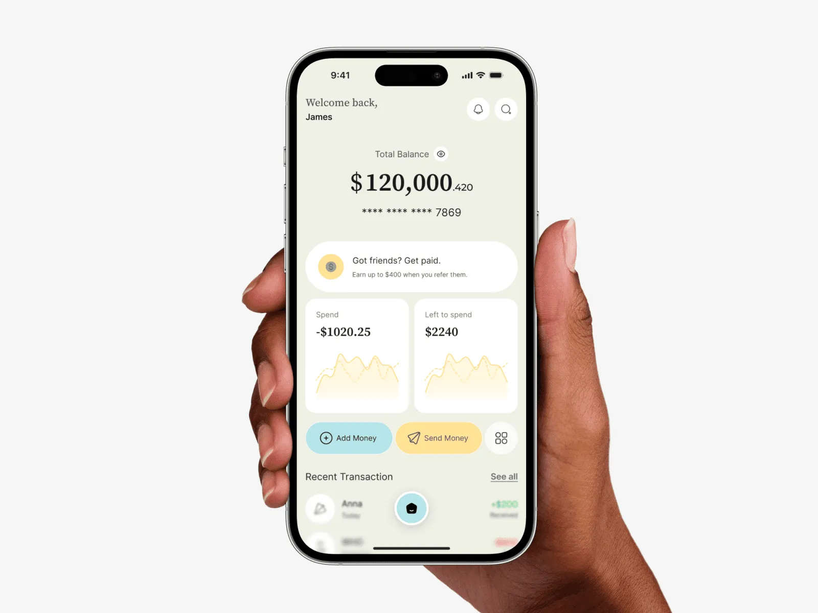 Fonio - Finance Mobile App UI Kit preview 1