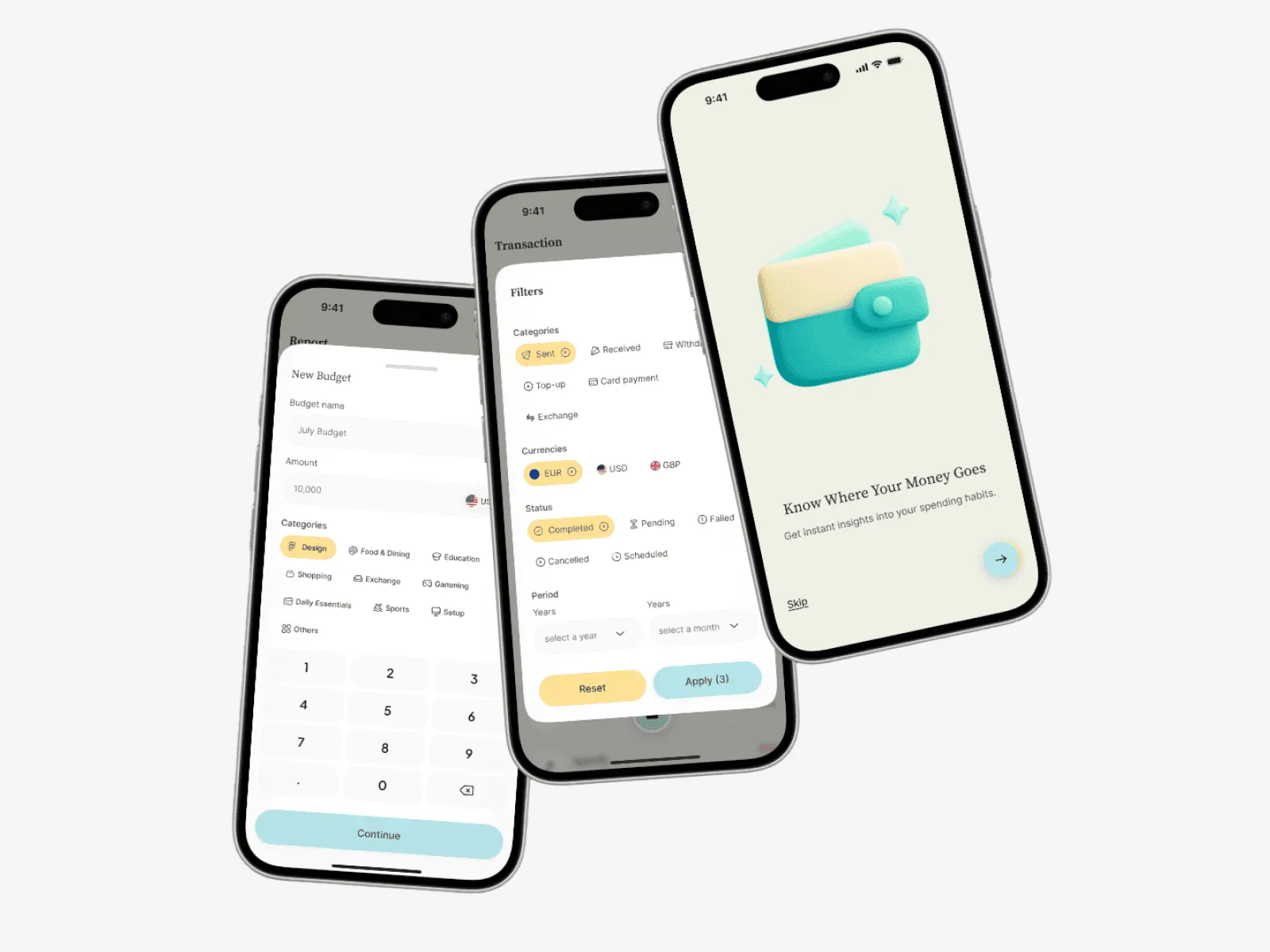 Fonio - Finance Mobile App UI Kit preview 3