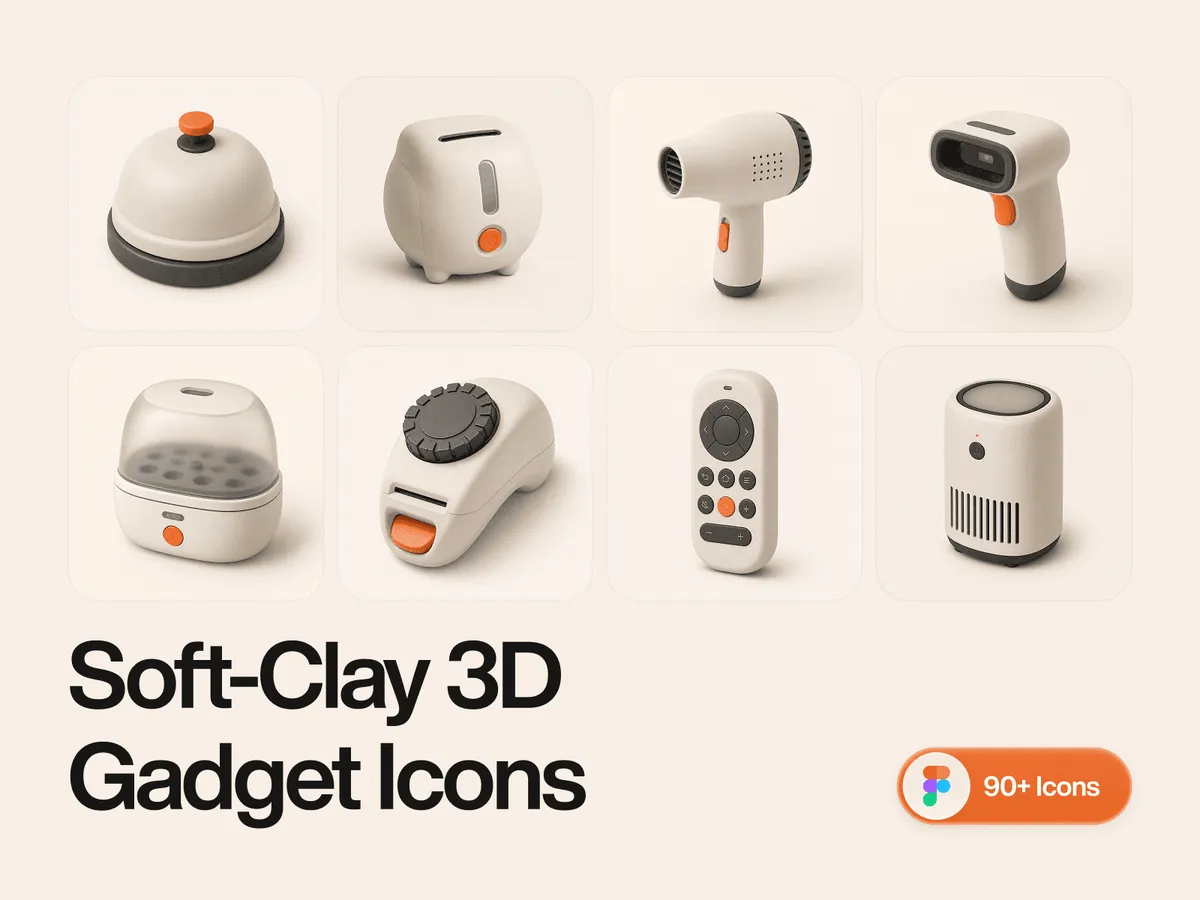 Gizmo - 3D Gadget Icon Pack