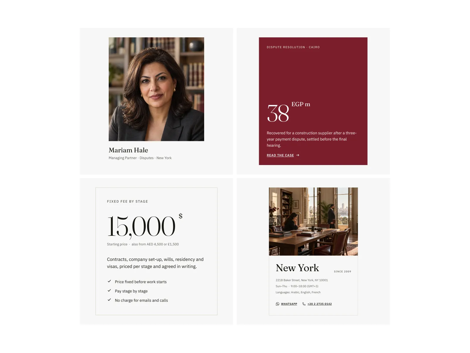 Hale & Ward - Law Firm Website Template preview 4