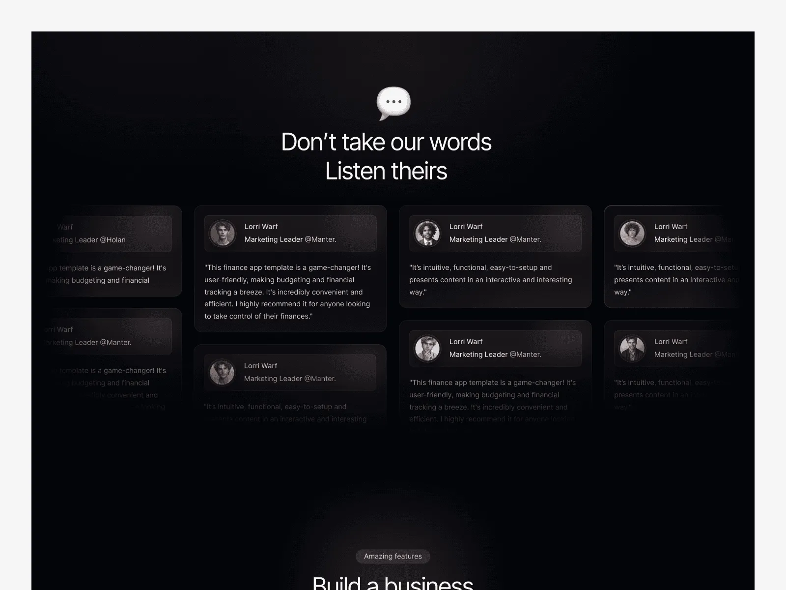 Hurix - SaaS Website Template preview 5