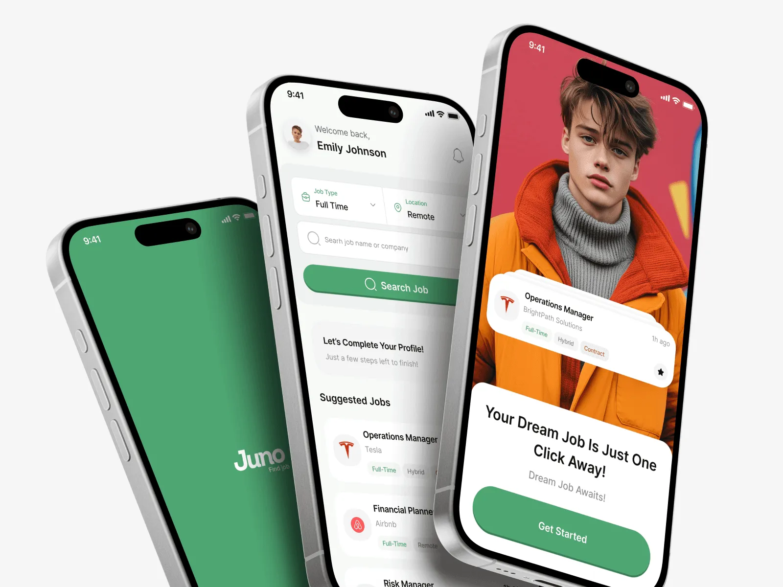 Juno Job Finder - App UI Kit preview 1