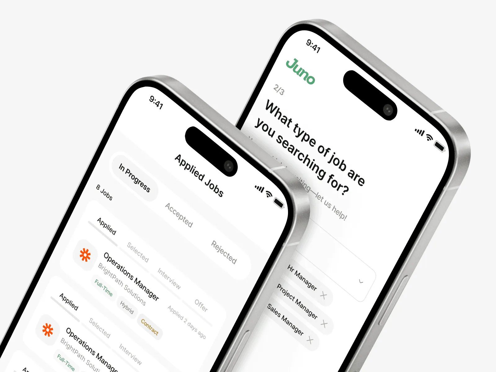 Juno Job Finder - App UI Kit preview 4
