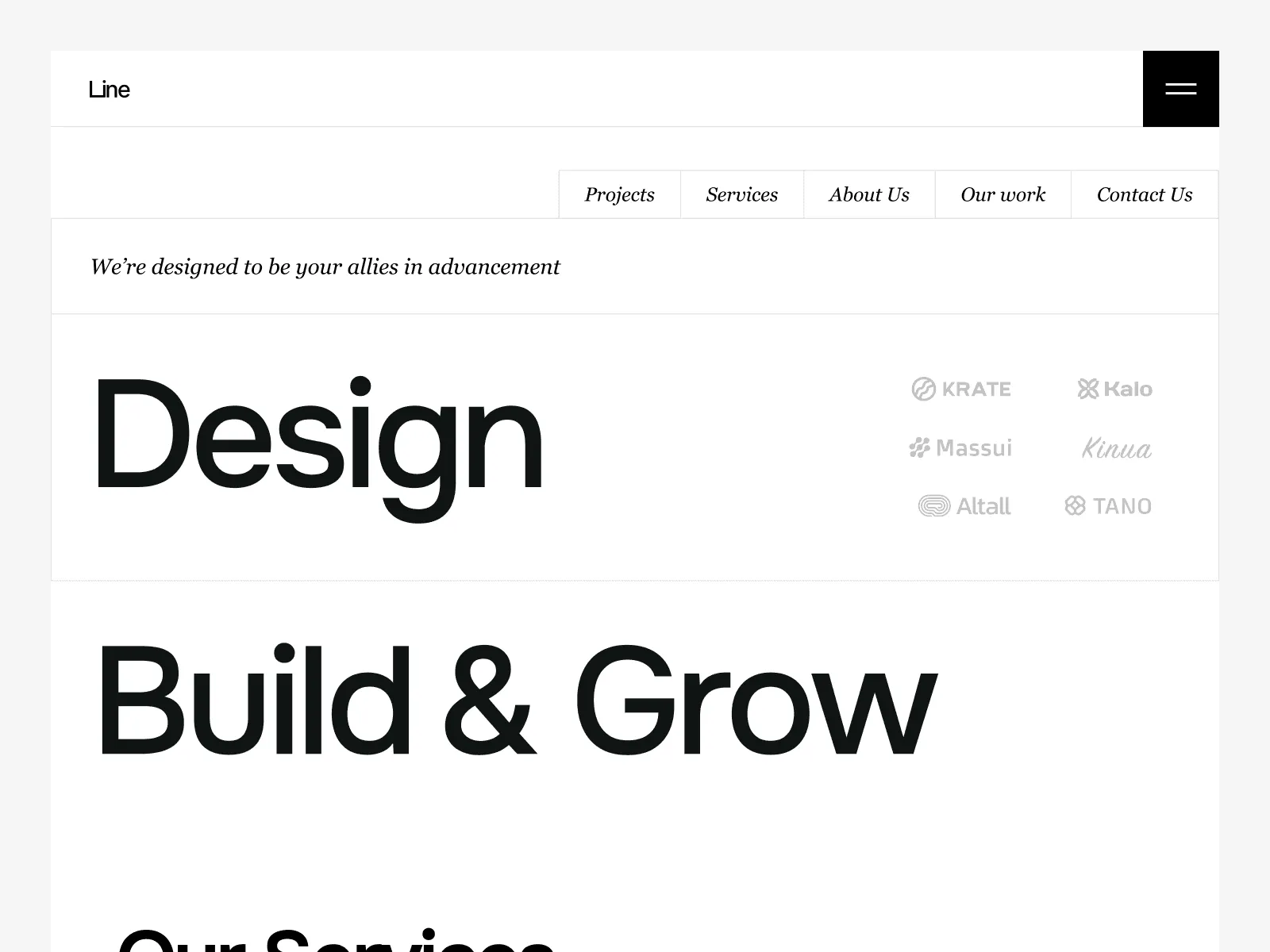 Line - Agency Website preview 1