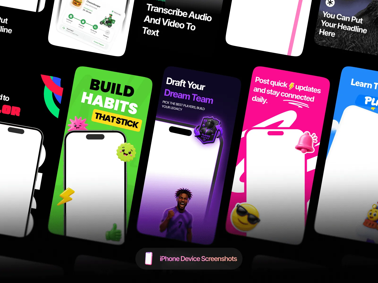 Mito - App Store & Google Play Screenshots Templates V02 preview 3