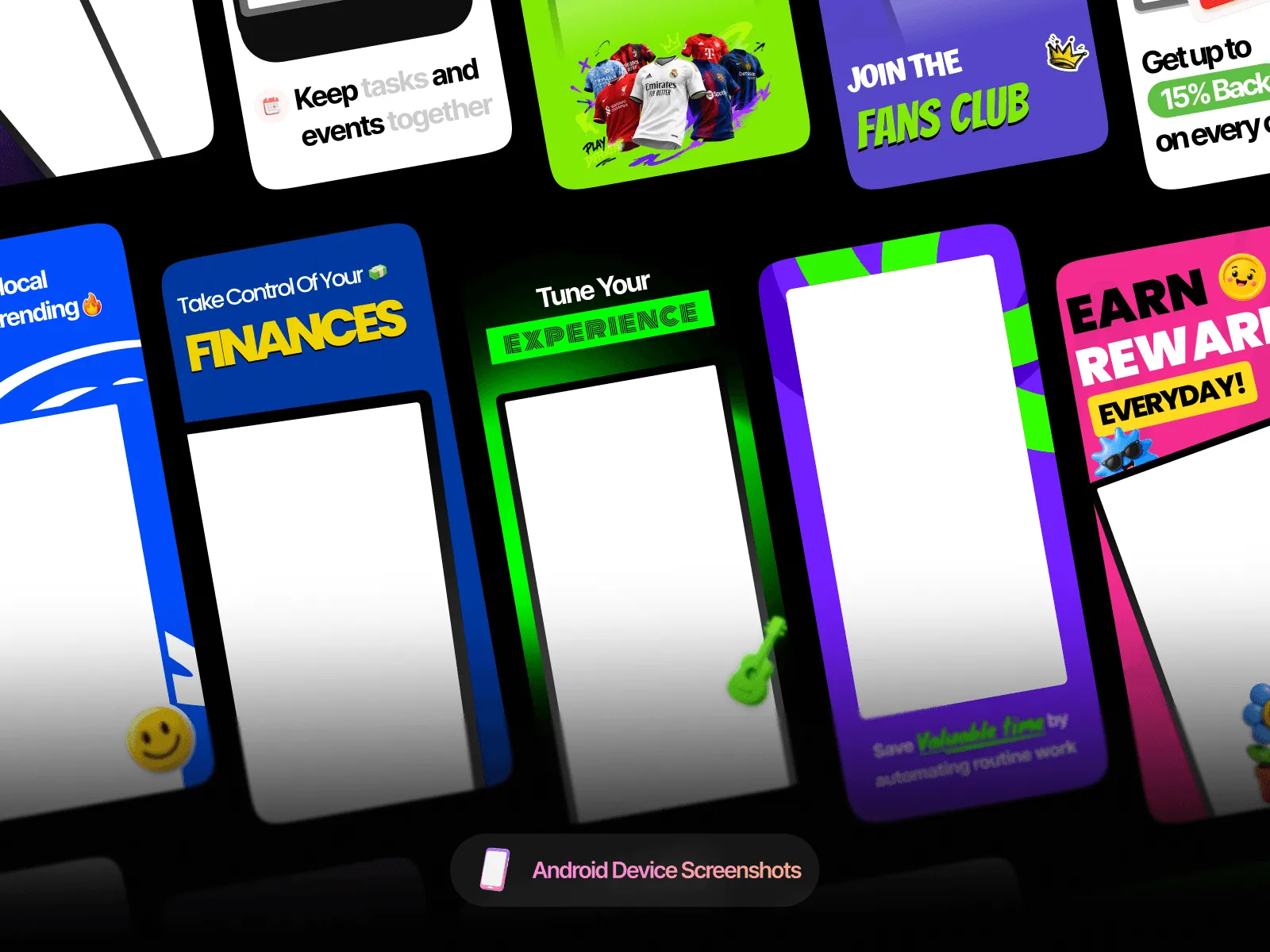Mito - App Store & Google Play Screenshots Templates V02 preview 4