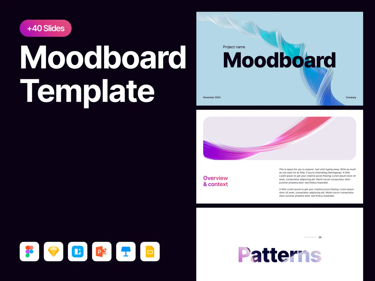 Mood - Moodboard Presentation Template