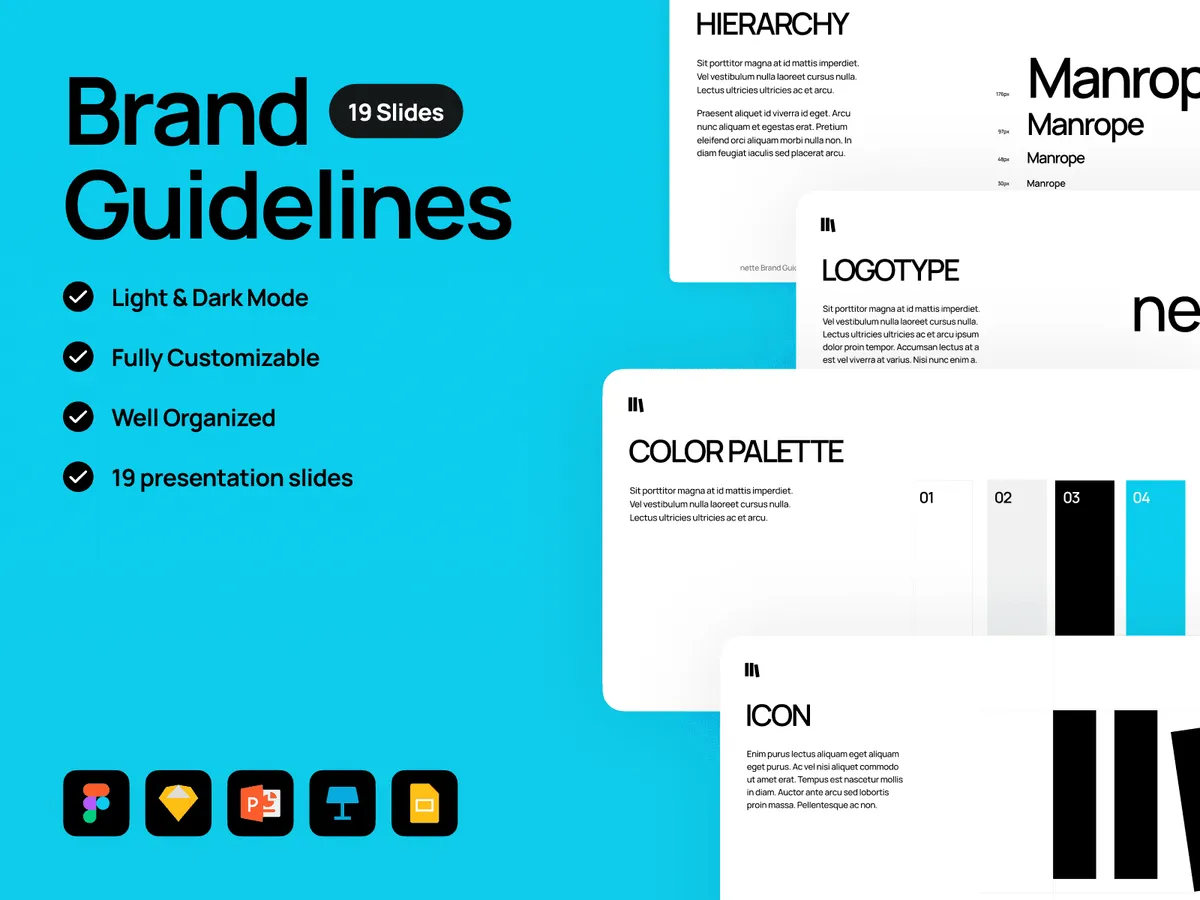 nette - Brand Guidelines Presentation