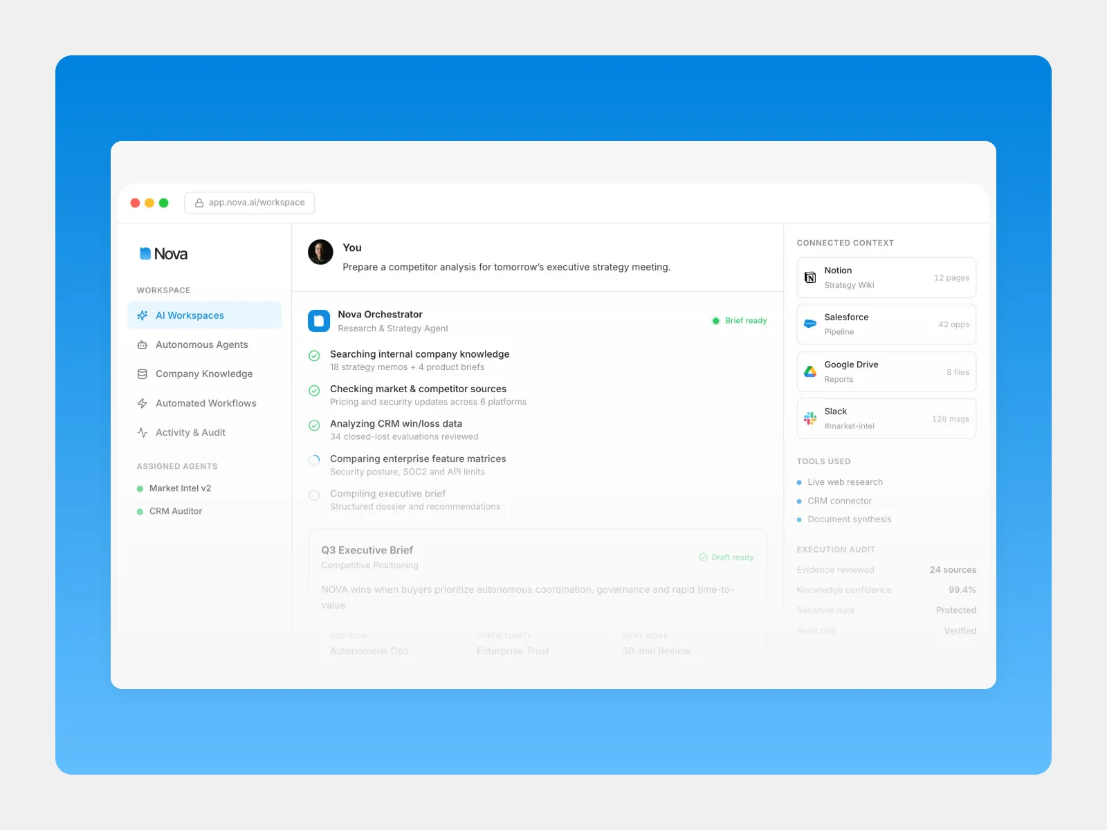 NovaOS - AI SaaS Website Template preview 3