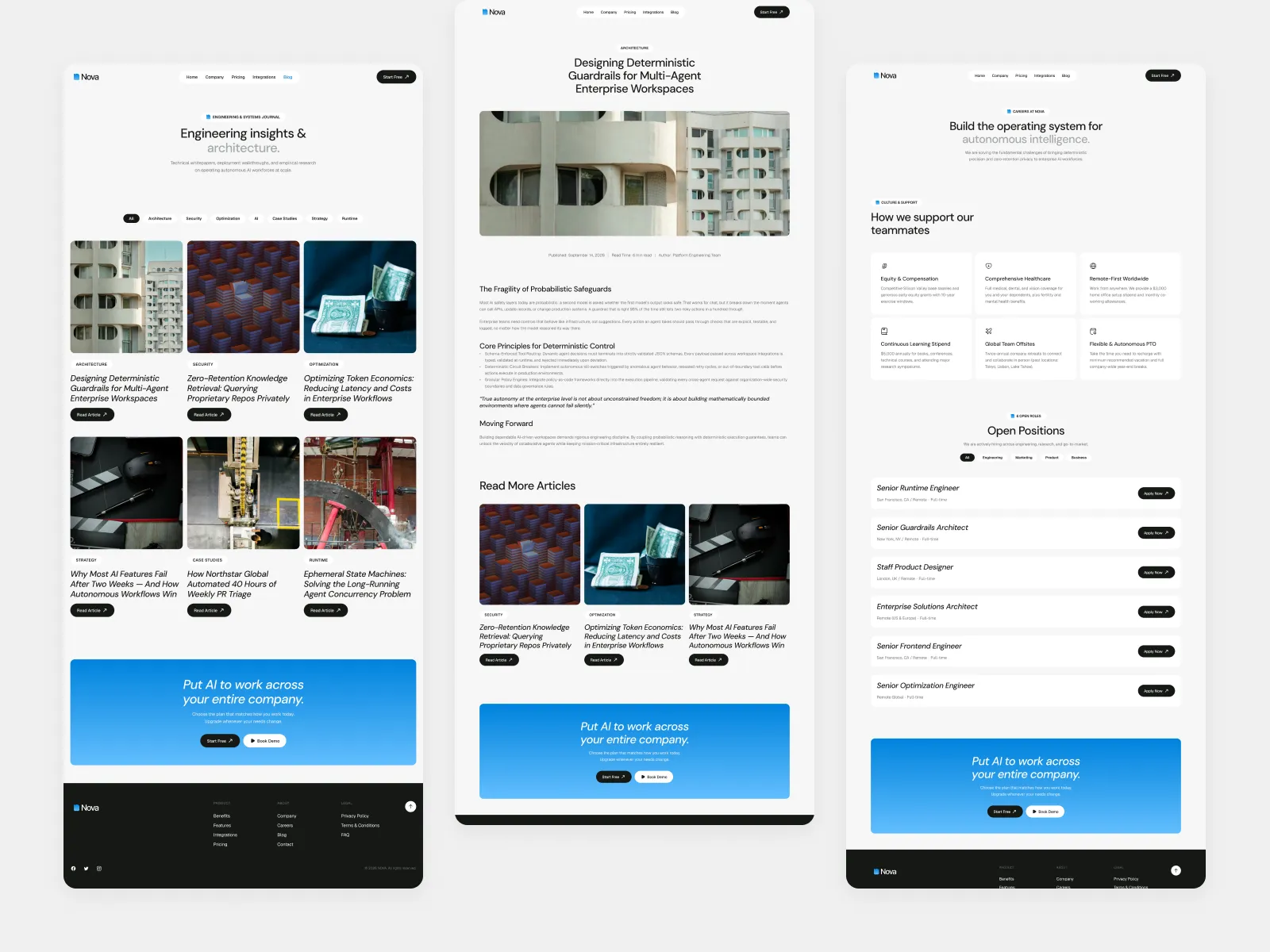 NovaOS - AI SaaS Website Template preview 6