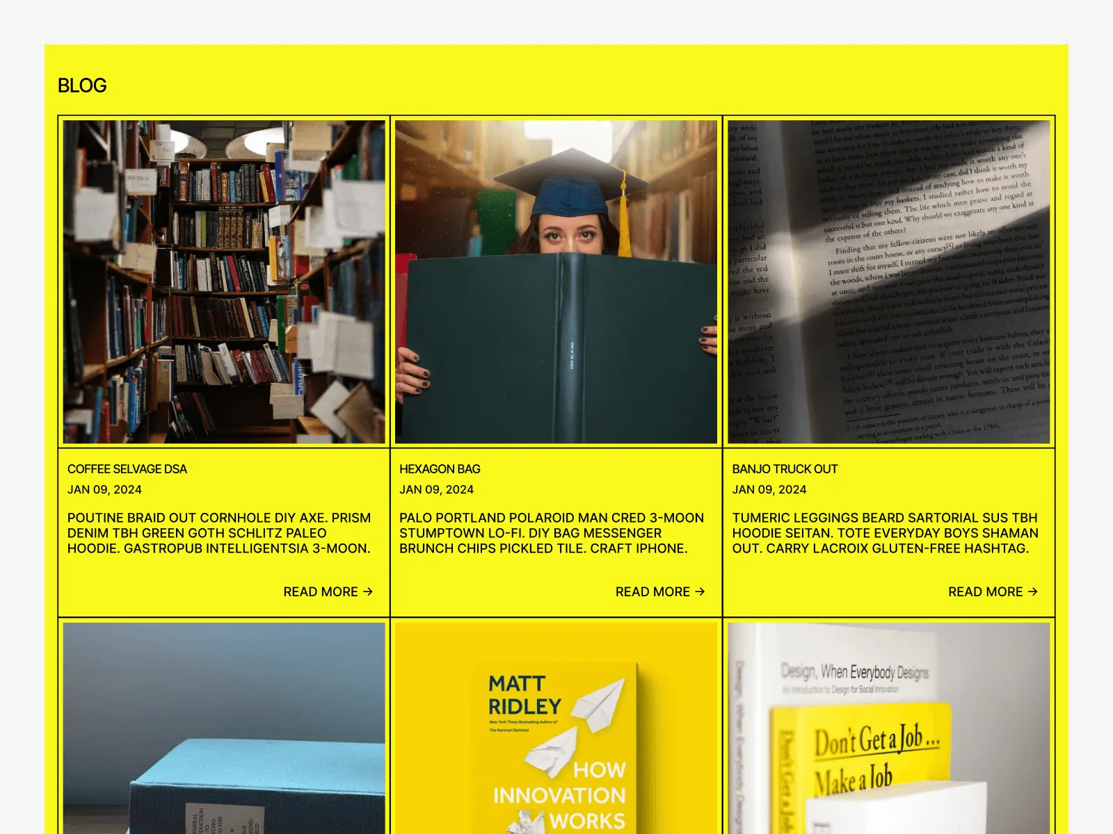 Nutx Book Store - Website Template preview 4