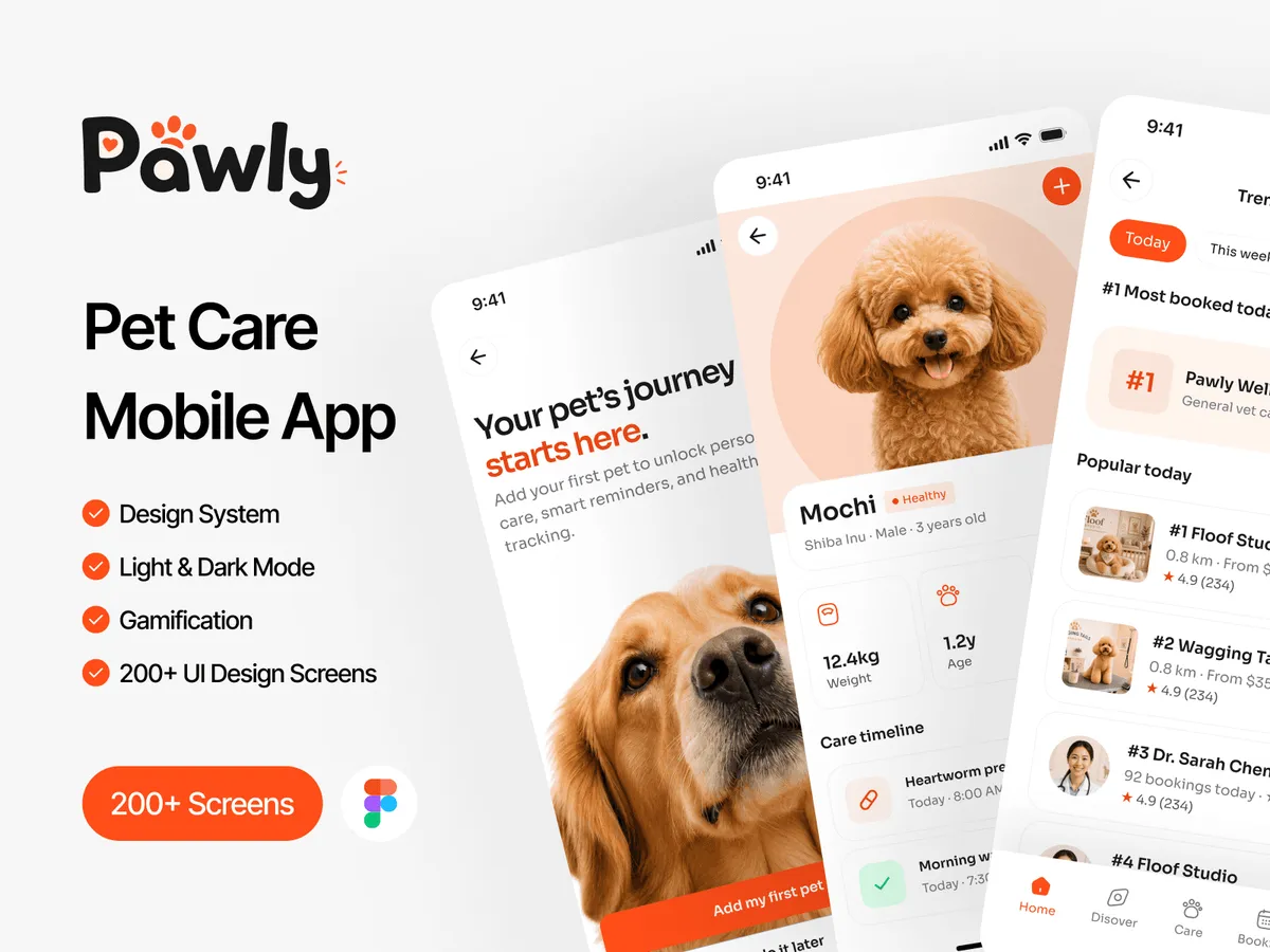 Pawly - Pet Care Mobile App