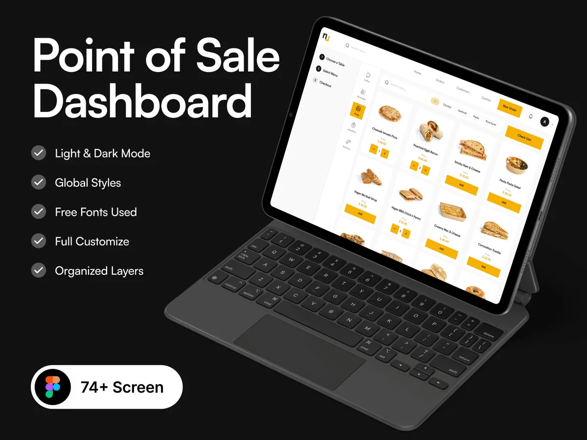 Point of Sale Dashboard - Desktop UI Kit