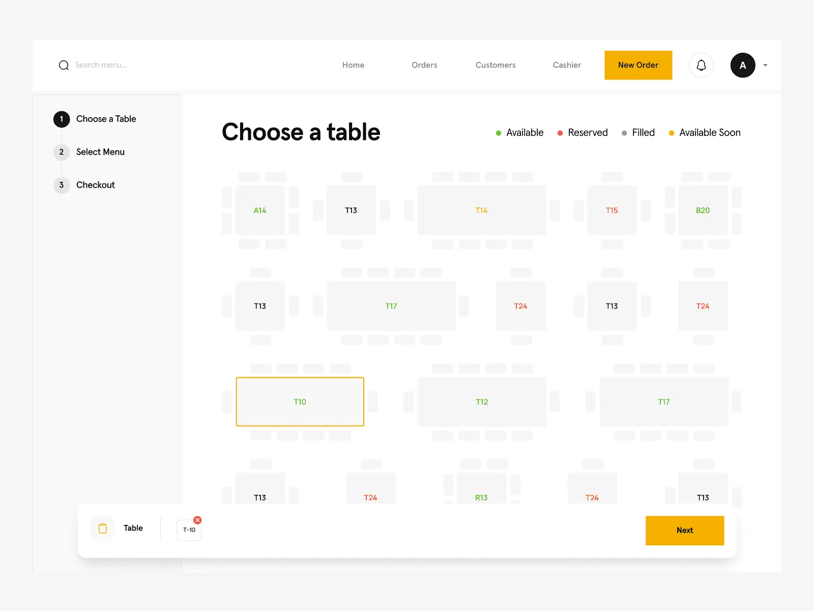 Point of Sale Dashboard - Desktop UI Kit preview 2