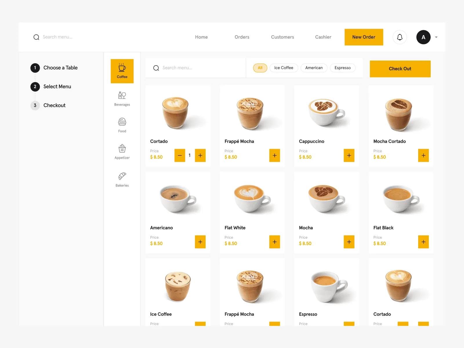 Point of Sale Dashboard - Desktop UI Kit preview 4