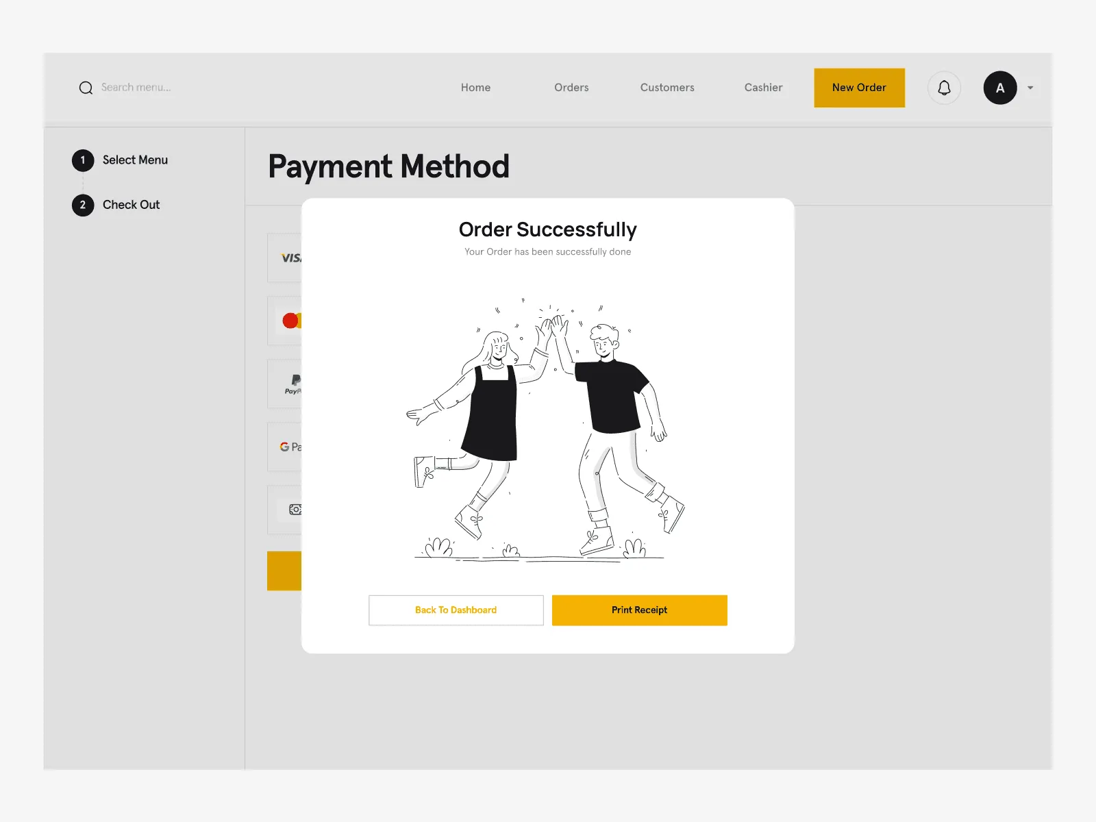 Point of Sale Dashboard - Desktop UI Kit preview 5