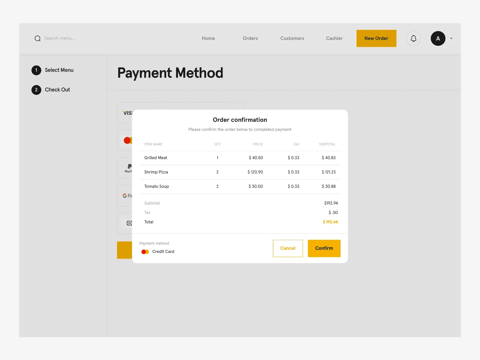 Point of Sale Dashboard - Desktop UI Kit preview 6