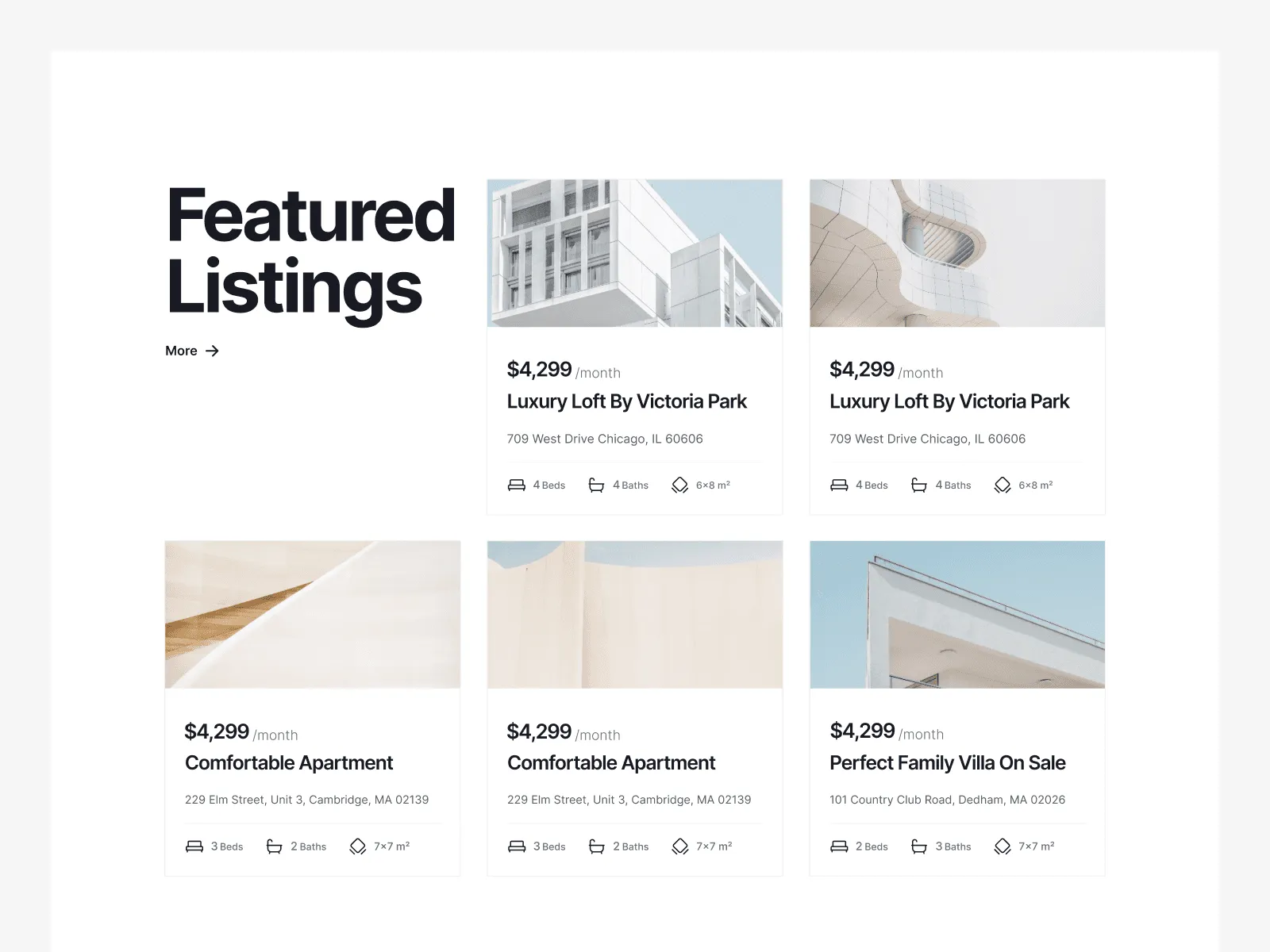 Real Estate Agency - Free UI Kit preview 3