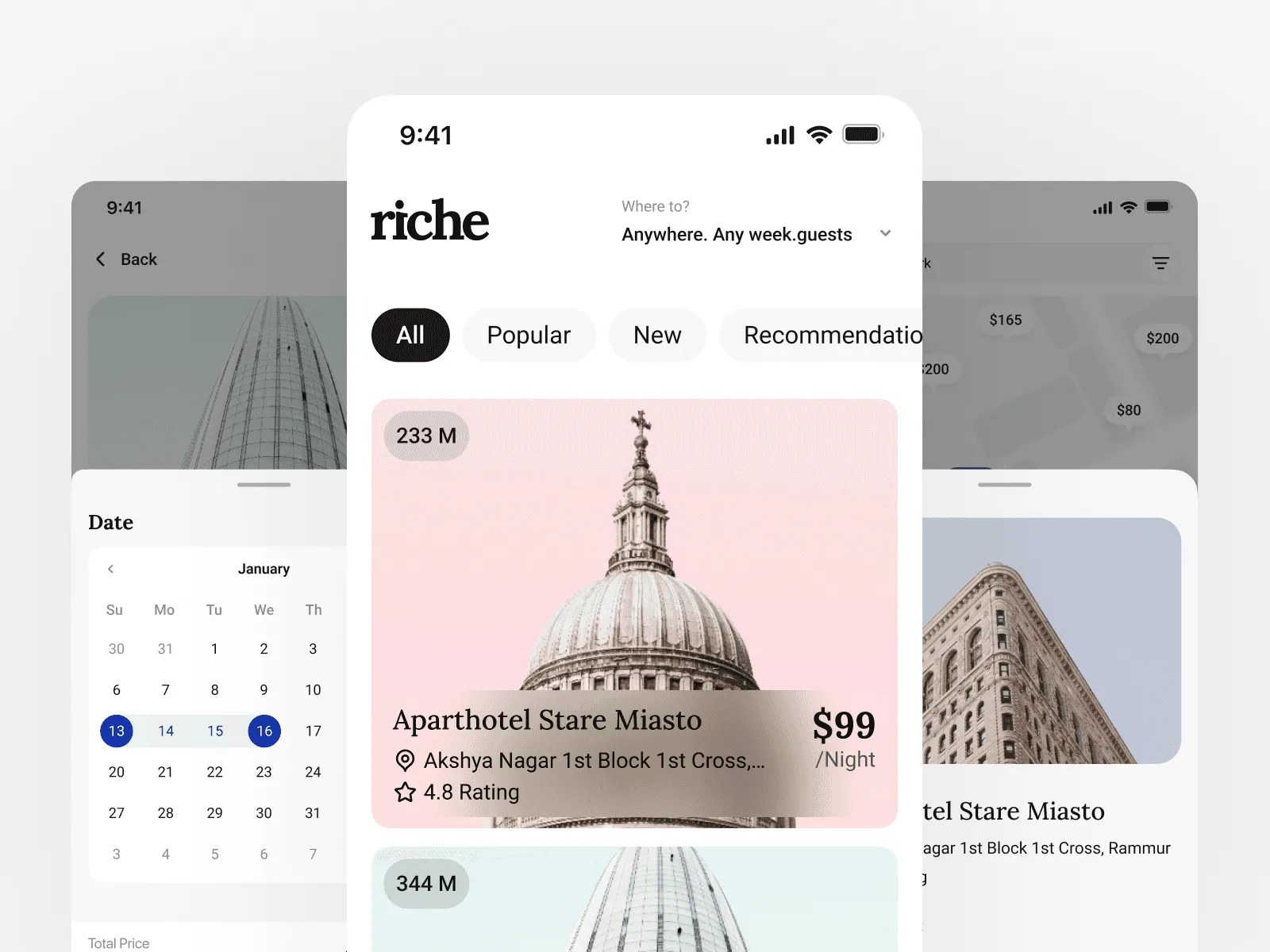 Riche Real Estate - App UI Kit preview 4