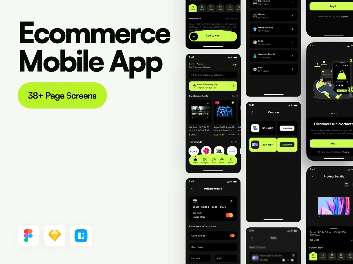 Shop Ecommerce Mobile - App UI Kit