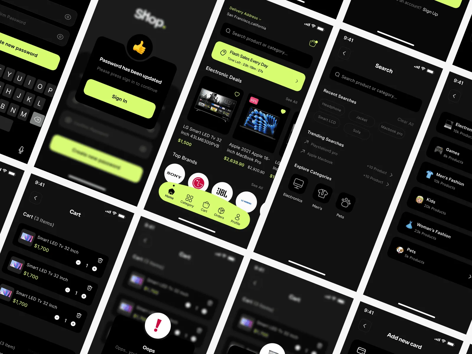 Shop Ecommerce Mobile - App UI Kit preview 3