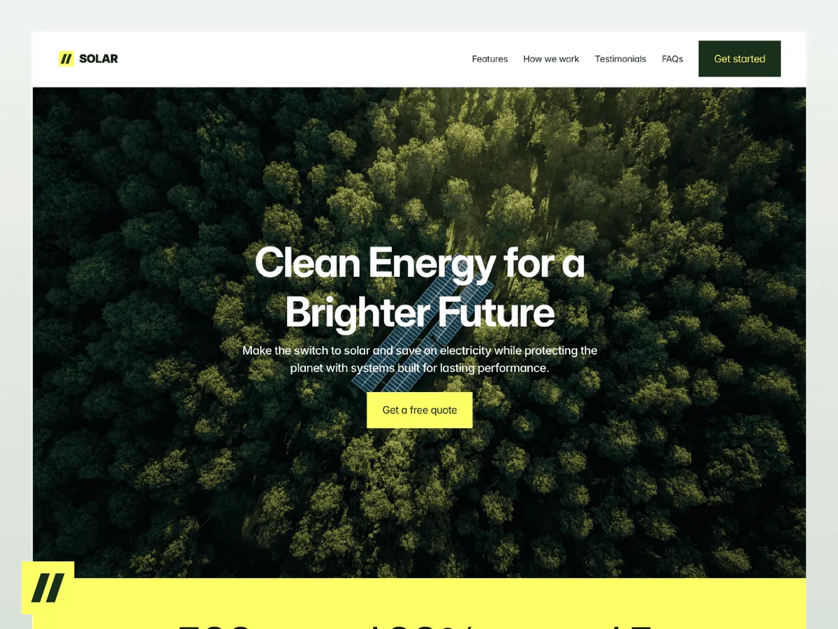 Solar Noor - Solar Energy Website Template