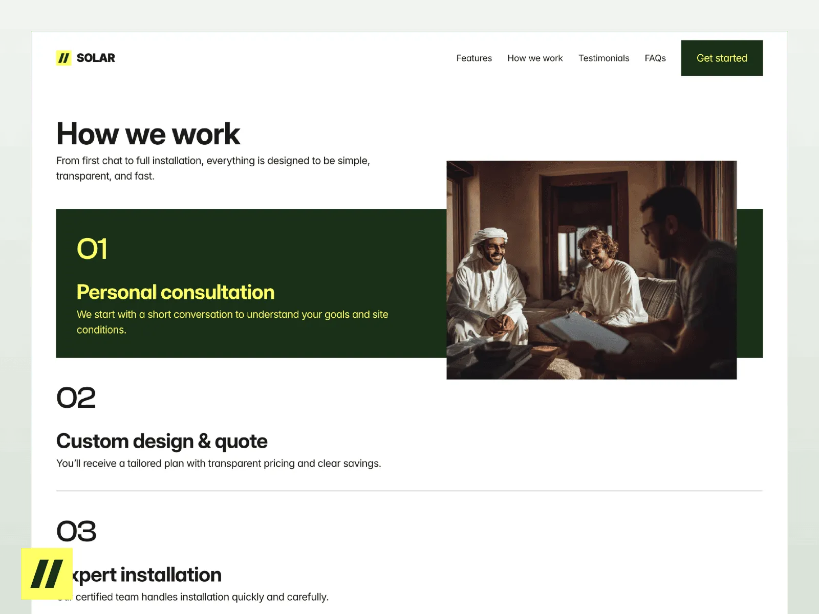 Solar Noor - Solar Energy Website Template preview 6