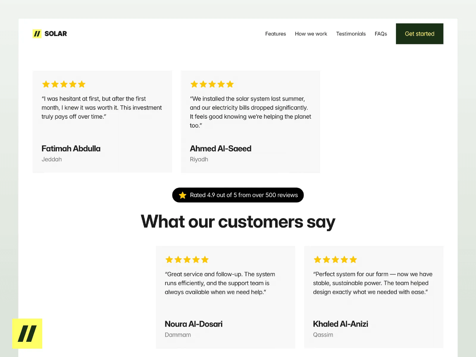 Solar Noor - Solar Energy Website Template preview 8