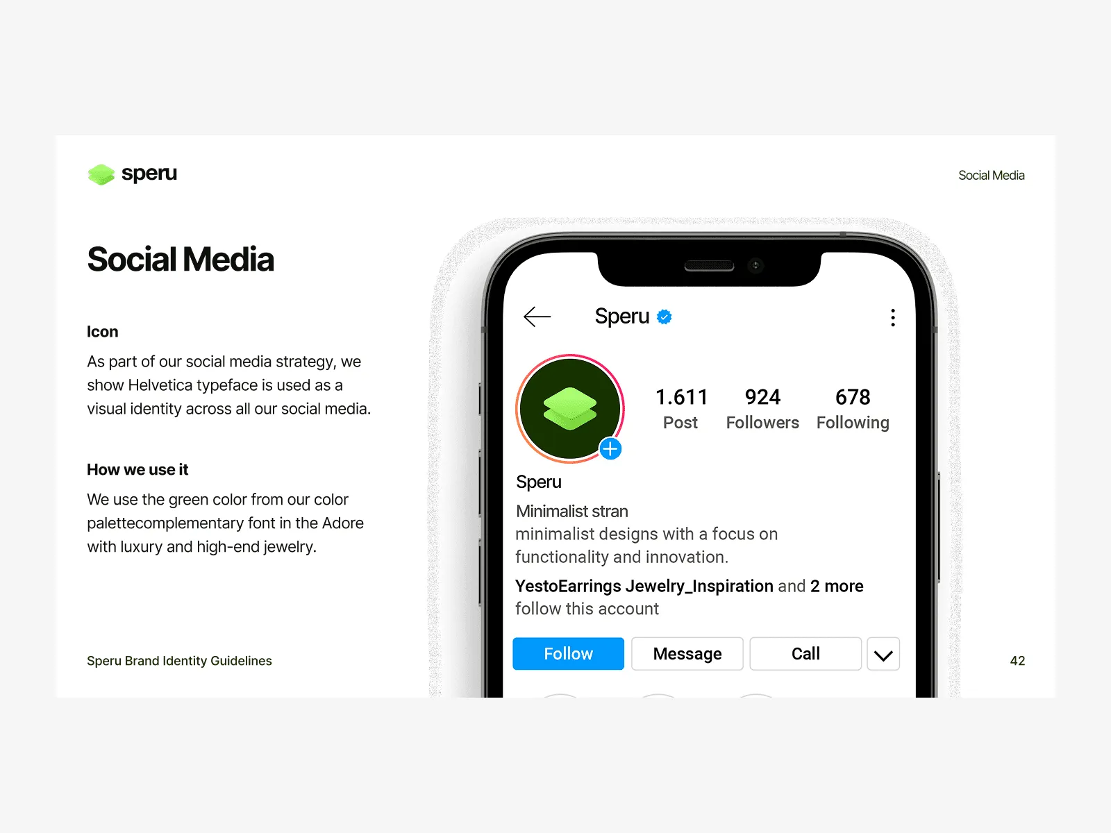 Speru - Brand Identity Guidelines Presentation preview 7
