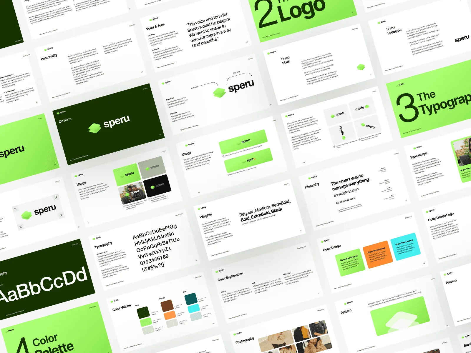 Speru - Brand Identity Guidelines Presentation preview 9