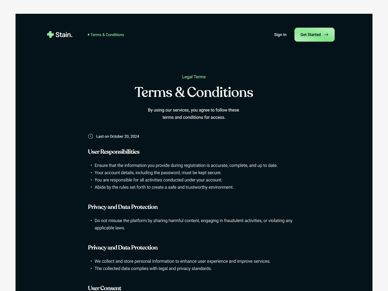 Stain SaaS - Website Template preview 5