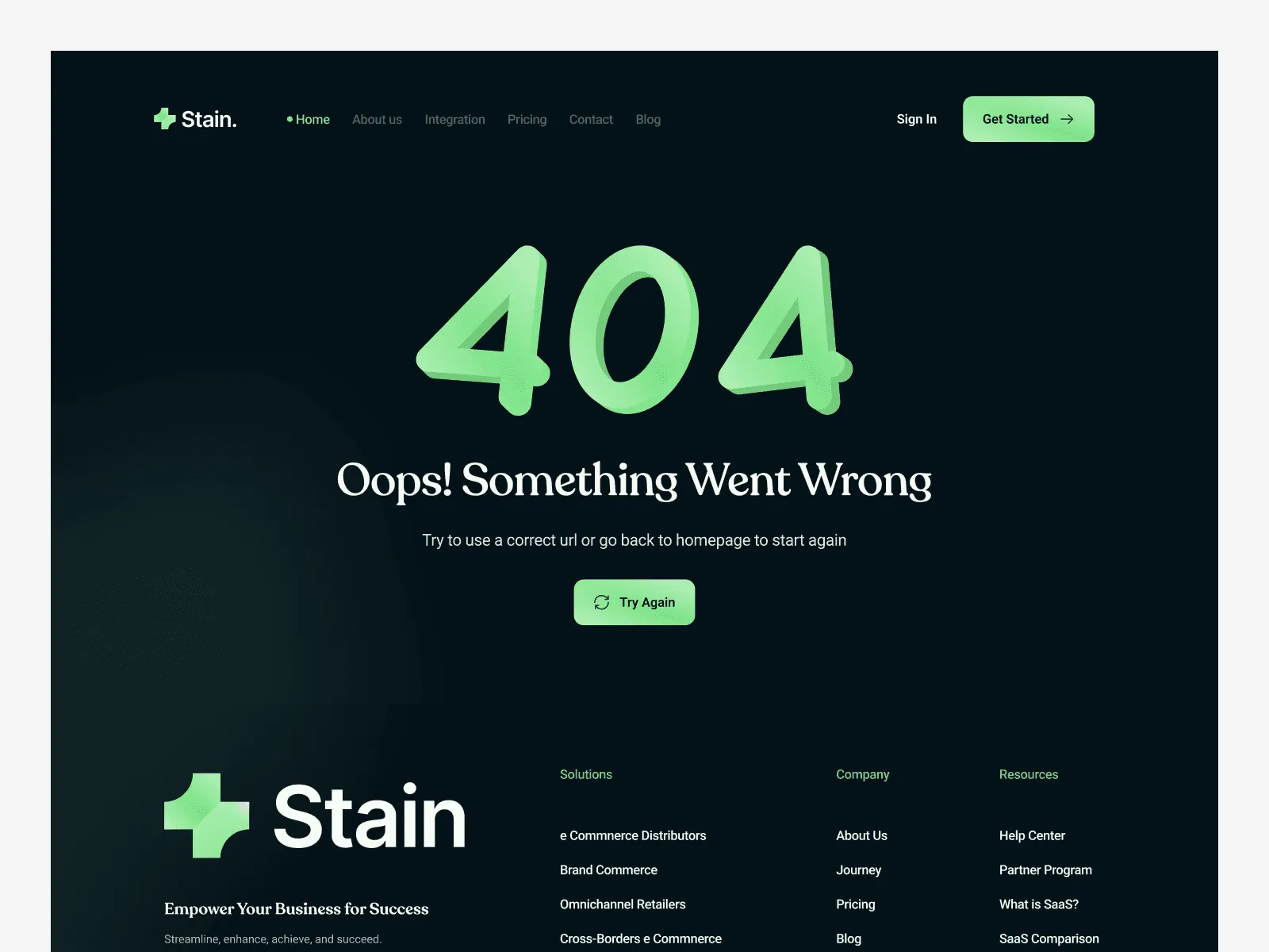 Stain SaaS - Website Template preview 6