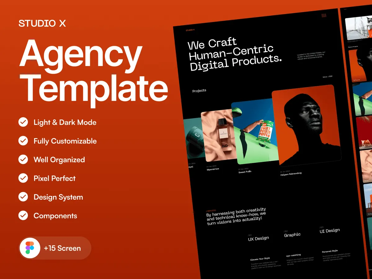 Studio X - Agency Website Template