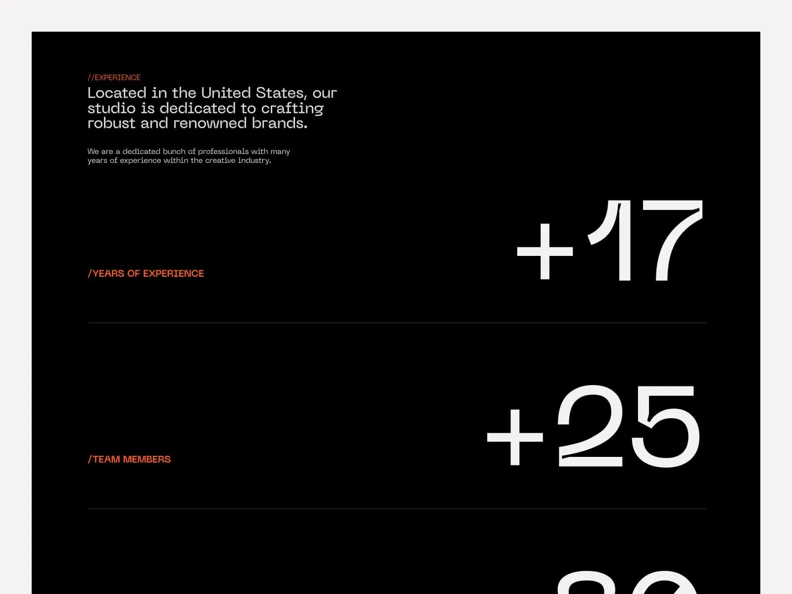 Studio X - Agency Website Template preview 3