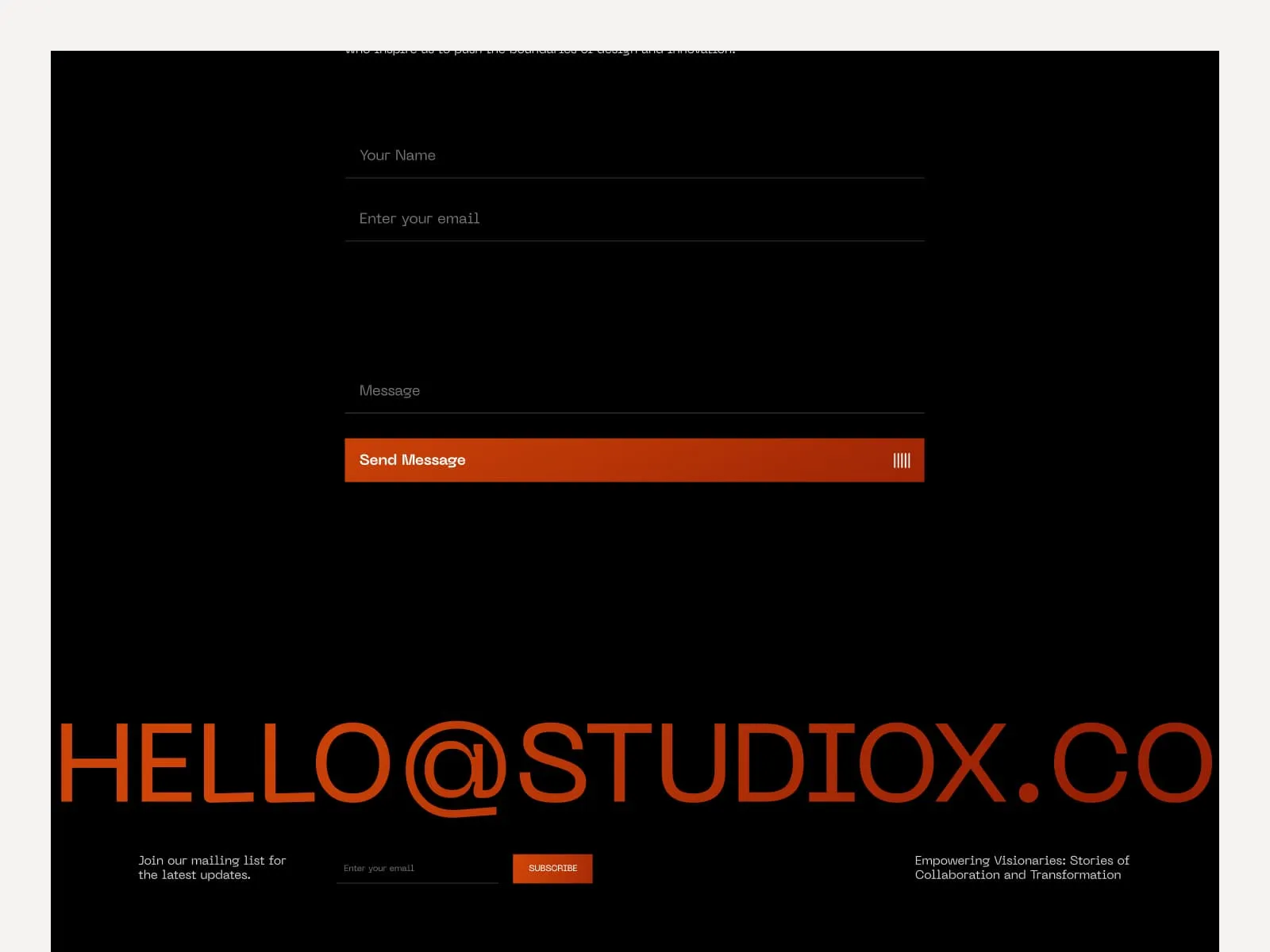 Studio X - Agency Website Template preview 4