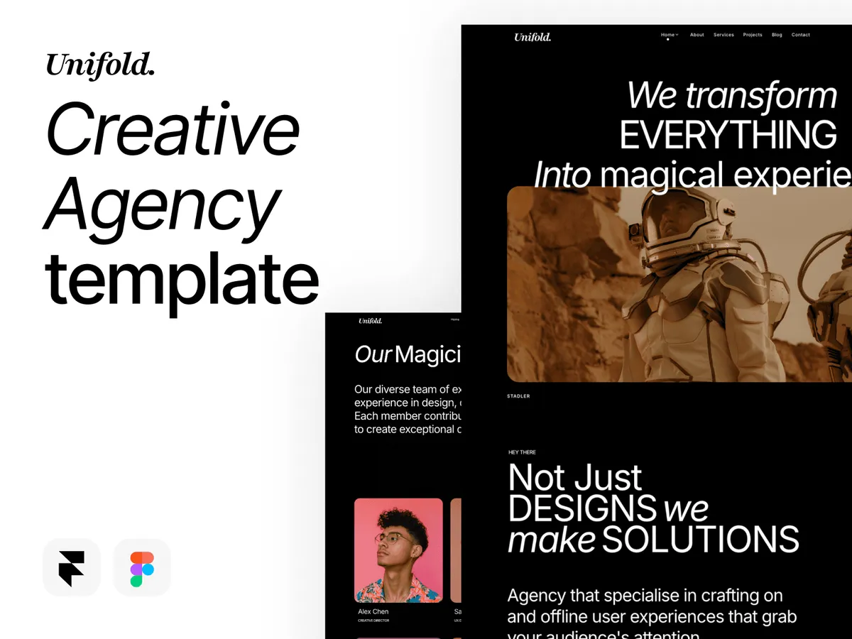 Unifold - Creative Agency Website Template